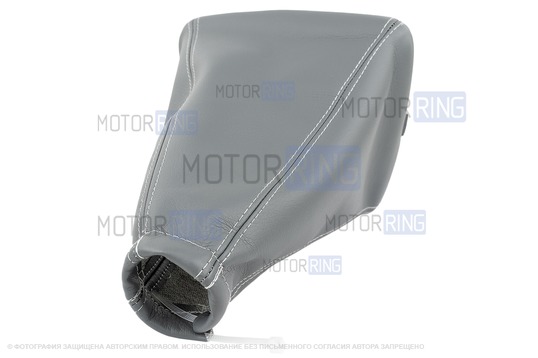 Чехол рычага КПП серый для Лада Калина