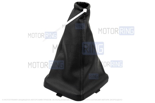 Чехол рычага КПП черный для Лада Калина