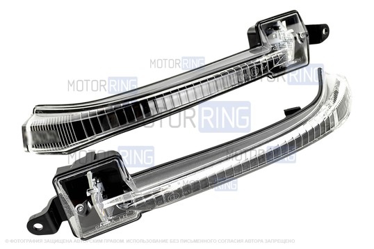 Повторители в зеркала образца 2019 года для Лада Веста, Ларгус FL