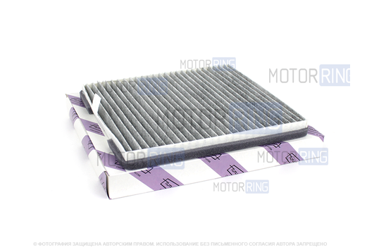 Угольный салонный фильтр ПТИМАШ под кондиционер Halla для Лада Приора_1