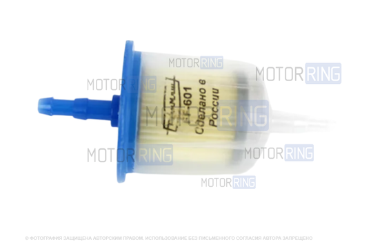 Топливный прямоточный фильтр ПТИМАШ без отстойника для карбюраторных ВАЗ 2101-2107, 2108-21099, 2110-2112, 2113-2115_1