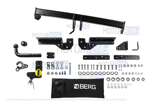 Фаркоп Berg F.0213.003 с шаром типа VM (1500кг) для Exeed RX с 2023 г.в._1