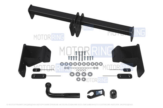 Фаркоп Berg F.1014.001 с шаром типа A (1200кг) для Chevrolet Onix SE с 2023 г.в._1