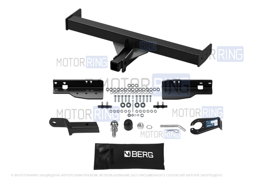 Фаркоп Berg F.1415.002 с шаром типа E (3500кг) для Jac T9 с 2024 г.в._1