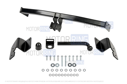 Фаркоп Berg F.2311.001 с шаром типа A (1200кг) для Hyundai Solaris, Kia Rio (без ПТФ) с 2017 г.в._1