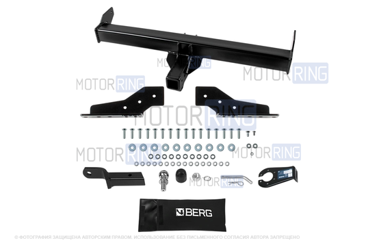 Фаркоп Berg F.3611.002 с шаром типа E (2800кг) для Foton Tunland с 2023 г.в._1