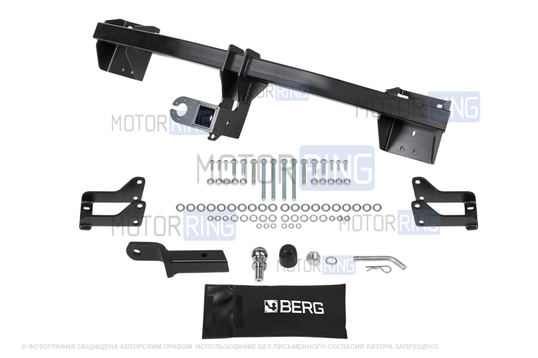 Фаркоп Berg F.4013.002 с шаром типа E (1800кг) для Mitsubishi Outlander 2012-2022 г.в._1