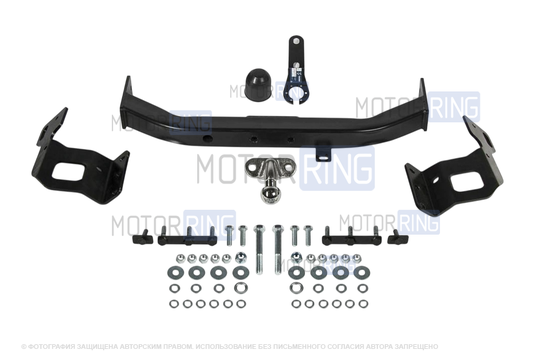 Фаркоп Berg F.4015.002 с шаром типа F (2000кг) для Mitsubishi Pajero Sport 2007-2020 г.в._1