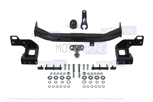 Фаркоп Berg F.4016.002 с шаром типа F (2000кг) для Mitsubishi Pajero Sport с 2021 г.в., Montero Sport с 2019 г.в._1
