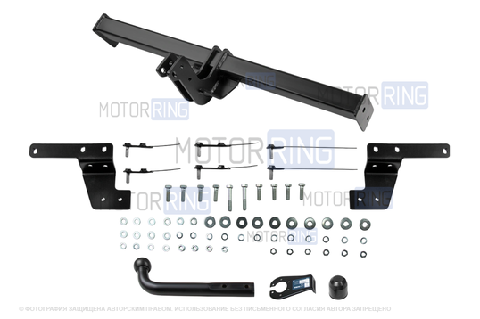 Фаркоп Berg F.4114.001 с шаром типа А (1500кг) для Nissan X-Trail с 2022 г.в._1