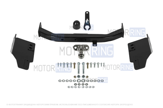 Фаркоп Berg F.5714.004 с шаром типа F (1500кг) для Land Cruiser Prado 150 (Black Onyx) с 2020 г.в._1