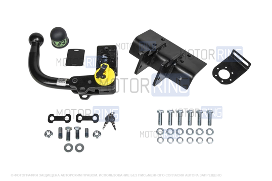 Фаркоп Berg F.5714.006 с шаром типа VM (2500кг) для Land Cruiser Prado 150 с 2009 г.в._1
