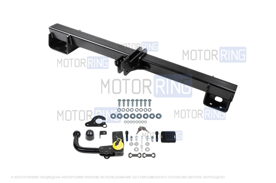 Фаркоп Berg F.5813.003 с шаром типа VM (3500кг) для Volkswagen Touareg 2010-2018 г.в., Porshe Cayene 2010-2014 г.в., Audi Q7 2006-2015 г.в._1