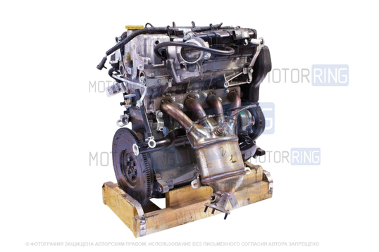 Двигатель ВАЗ 21127 (на новом блоке) в сборе с впускным и выпускным коллектором для Лада Гранта, Гранта FL, Калина 2, Приора_1