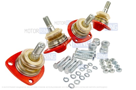 Комплект шаровых опор ТРЕК с крепежом для Шевроле Нива, Лада Нива Тревел_1