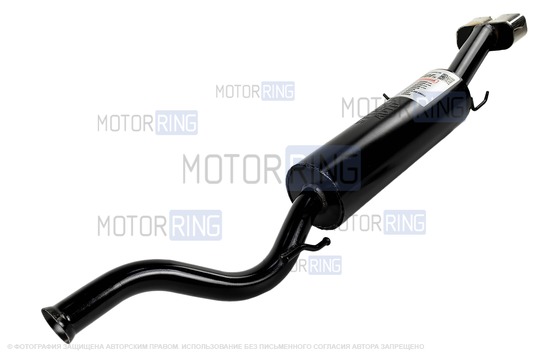 Глушитель прямоточный Stinger Auto под штатную установку без выреза бампера для ВАЗ 2113, 2114