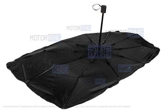 Универсальный зонт от солнца на лобовое стекло автомобиля