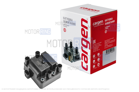 Катушка зажигания Cargen для ВАЗ 2110-2112, ГАЗ Газель