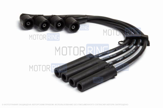 Высоковольтные черные провода Cargen Стандарт под моновпрыск для инжекторных ВАЗ 2104, 2107, Лада 4х4 (Нива), Надежда, Шевроле Нива_1