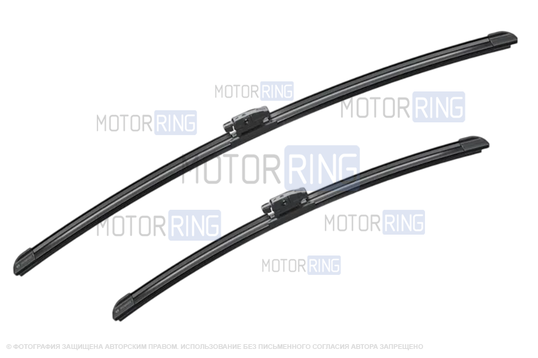 Комплект бескаркасных щеток стеклоочистителя лобового стекла BOSCH (450 и 600мм) для Лада Веста с 2019 г.в., Лада Веста NG_1