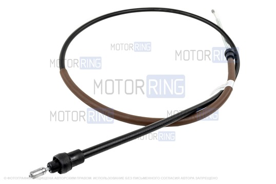 Трос ручного тормоза (коричневый) барабанный для Renault Kaptur с предним приводом_1