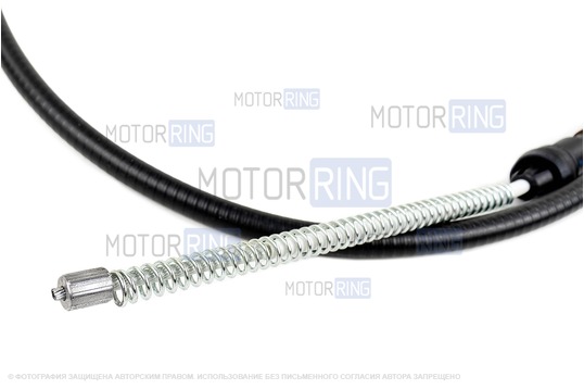 Трос ручного тормоза (коричневый) барабанный для Renault Kaptur с предним приводом