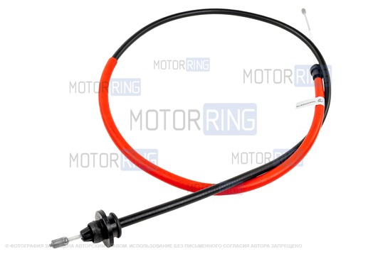 Трос ручного тормоза (красный) барабанный для Renault Kaptur с полным приводом_1