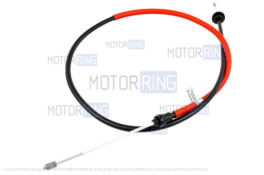 Трос ручного тормоза (красный) барабанный для Renault Kaptur с полным приводом