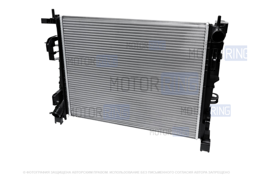 Радиатор охлаждения AVTOPRIBOR для Лада Веста, Renault Logan 2, Kaptur, Duster с кондиционером_1