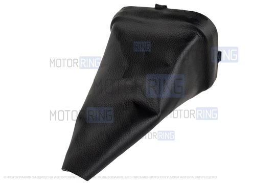 Ручка КПП черный лак с зеленой LED подсветкой и пыльником для ВАЗ 2113, 2114, 2115