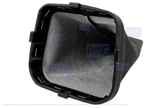 Ручка КПП черный лак с красной LED подсветкой и пыльником для ВАЗ 2113, 2114, 2115