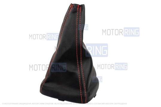 Ручка КПП хром с красной LED подсветкой и кожухом с красной строчкой для ВАЗ 2113, 2114, 2115