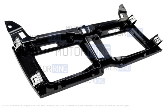 Комплект переходной рамки для установки магнитолы 2DIN с центральным вещевым ящиком и рамкой сопла для Лада Калина 2, Гранта FL