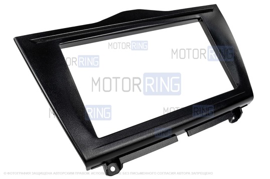 Комплект переходной рамки для установки магнитолы 2DIN с центральным вещевым ящиком и рамкой сопла для Лада Калина 2, Гранта FL