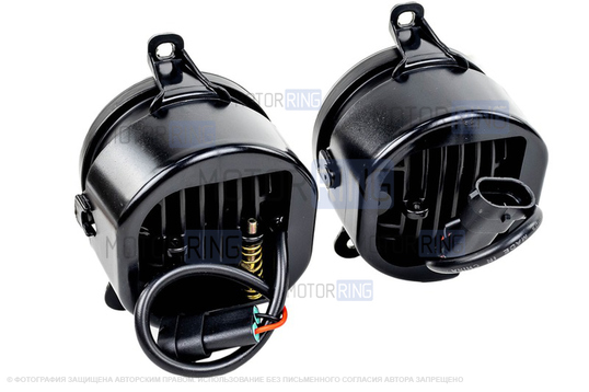 Диодные ПТФ Sal-Man 65W 8600lux для Лада Приора, Шевроле Нива с 2009 г.в., Лада Нива 2123, ГАЗ Газель