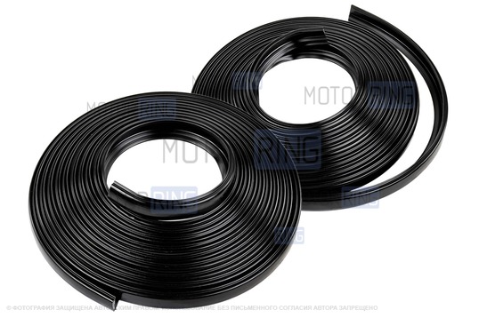 Клинья уплотнителя лобового и заднего стекла (2шт) черные для Лада 4х4, Нива Легенд_1