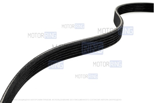 Ремень генератора MAREL для ВАЗ 2110-2112, Лада Приора с ГУР