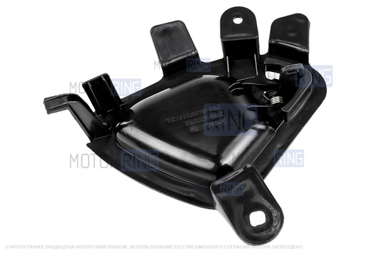 Черная внутренняя правая ручка (петля) на заднюю дверь для Лада Калина 2, Гранта, Гранта FL, Датсун