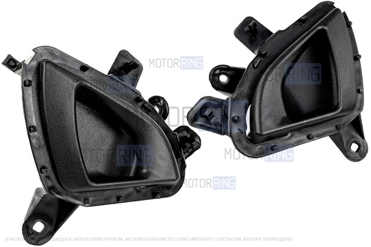 Черные внутренние ручки (петли) на задние двери для Лада Калина 2, Гранта, Гранта FL, Датсун_1