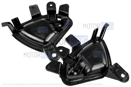 Черные внутренние ручки (петли) на задние двери для Лада Калина 2, Гранта, Гранта FL, Датсун