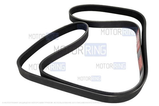 Ремень генератора MAREL под двигатель ВАЗ для Лада Ларгус, Икс Рей с ГУР_1