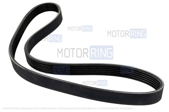 Ремень генератора MAREL для 8-клапанных Лада Калина 2, Гранта, Датсун с кондиционером_1