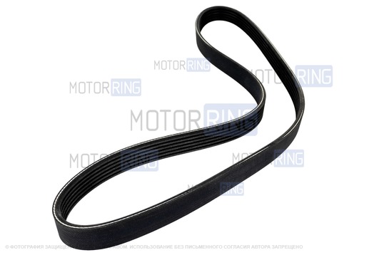 Ремень генератора MAREL для 8-клапанных Лада Калина 2, Гранта, Датсун с кондиционером