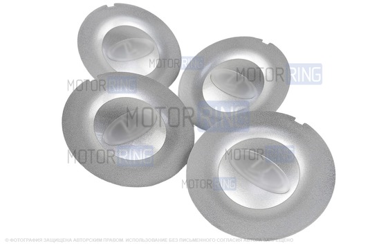 Колпаки литых дисков центральные (4шт) для ВАЗ 2110-2112, Лада Приора