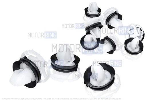 Пистоны обивок багажника (10шт) для Лада Икс Рей_1