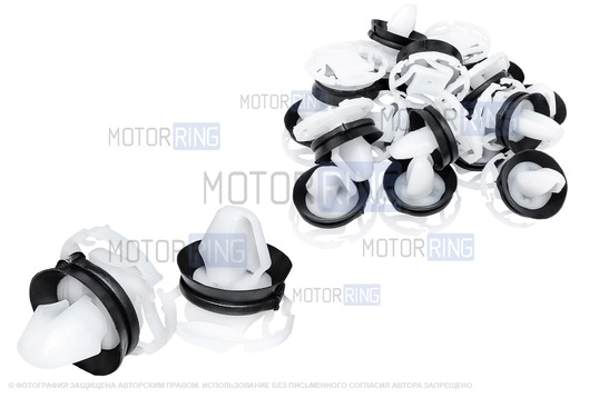 Пистоны обивок дверей (20шт) для Лада Икс Рей_1