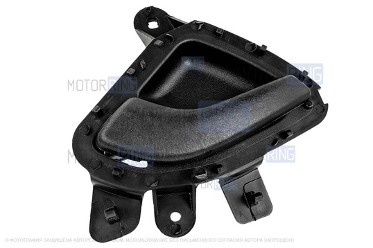 Черная внутренняя левая ручка задней двери для Лада Калина 2, Гранта, Гранта FL, Датсун_1