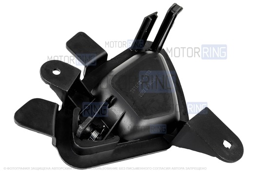 Черная внутренняя левая ручка задней двери для Лада Калина 2, Гранта, Гранта FL, Датсун