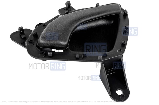 Черная внутренняя правая ручка задней двери для Лада Калина 2, Гранта, Гранта FL, Датсун