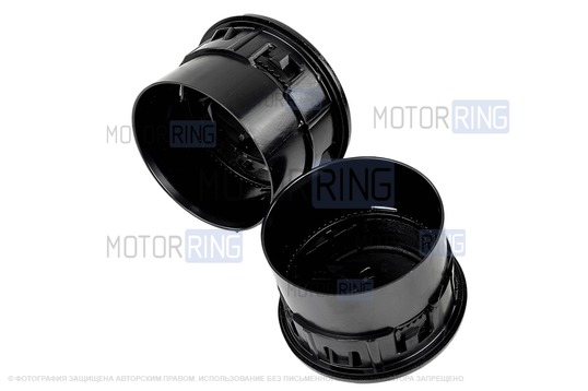 Сопла воздуховодов (2шт) с черным лаковым кольцом для Газель NEXT